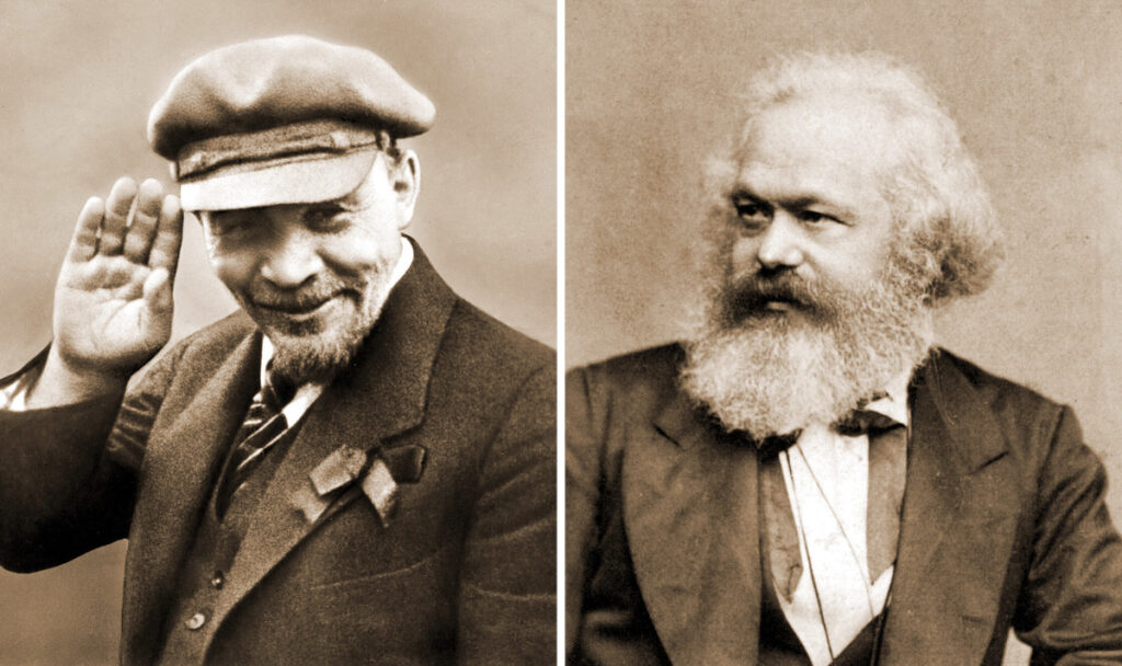 Vladimir Lenin & Karl Marx